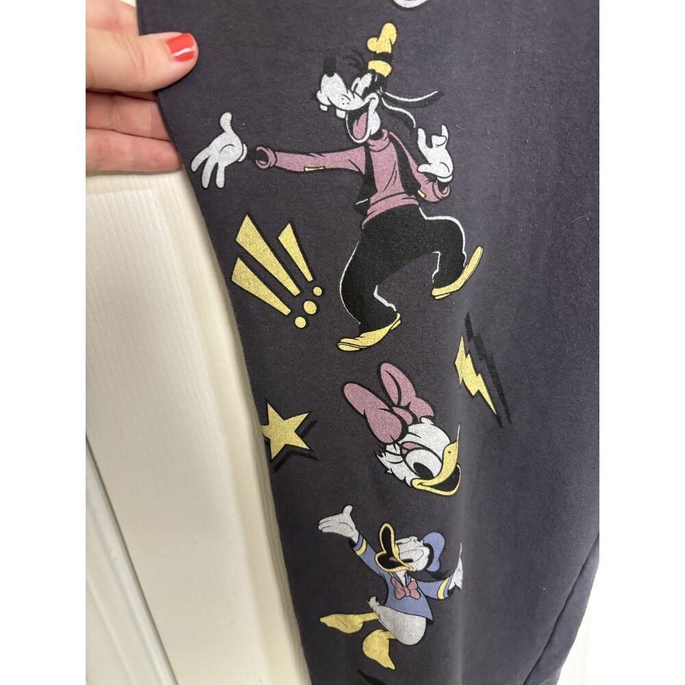 Torrid Mickey & Friends Gray Jogger Sweatpants 1X Minnie Pluto Goofy Donald - Picture 6 of 9